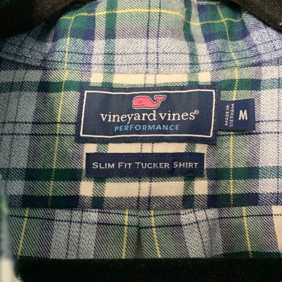 Vineyard Vines Slim Fit Trucker Plaid Button Up - Picture 4 of 5